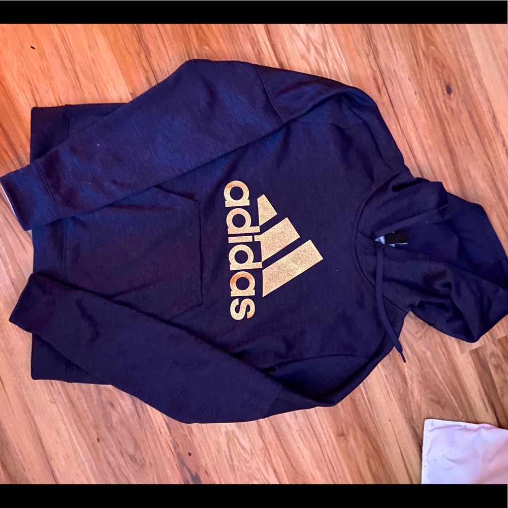 Adidas dark blue hoddie